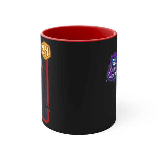 2024 Limited Edition Marvel Snap inspired Dracula Discard Collab | Snap Kang x Spooky Dinosaur Colorful Accent Mugs, 11oz