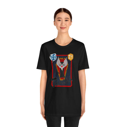 Snap Kang x Spooky Dino Marvel Snap inspired Dracula Card - Unisex Jersey Short Sleeve Tee