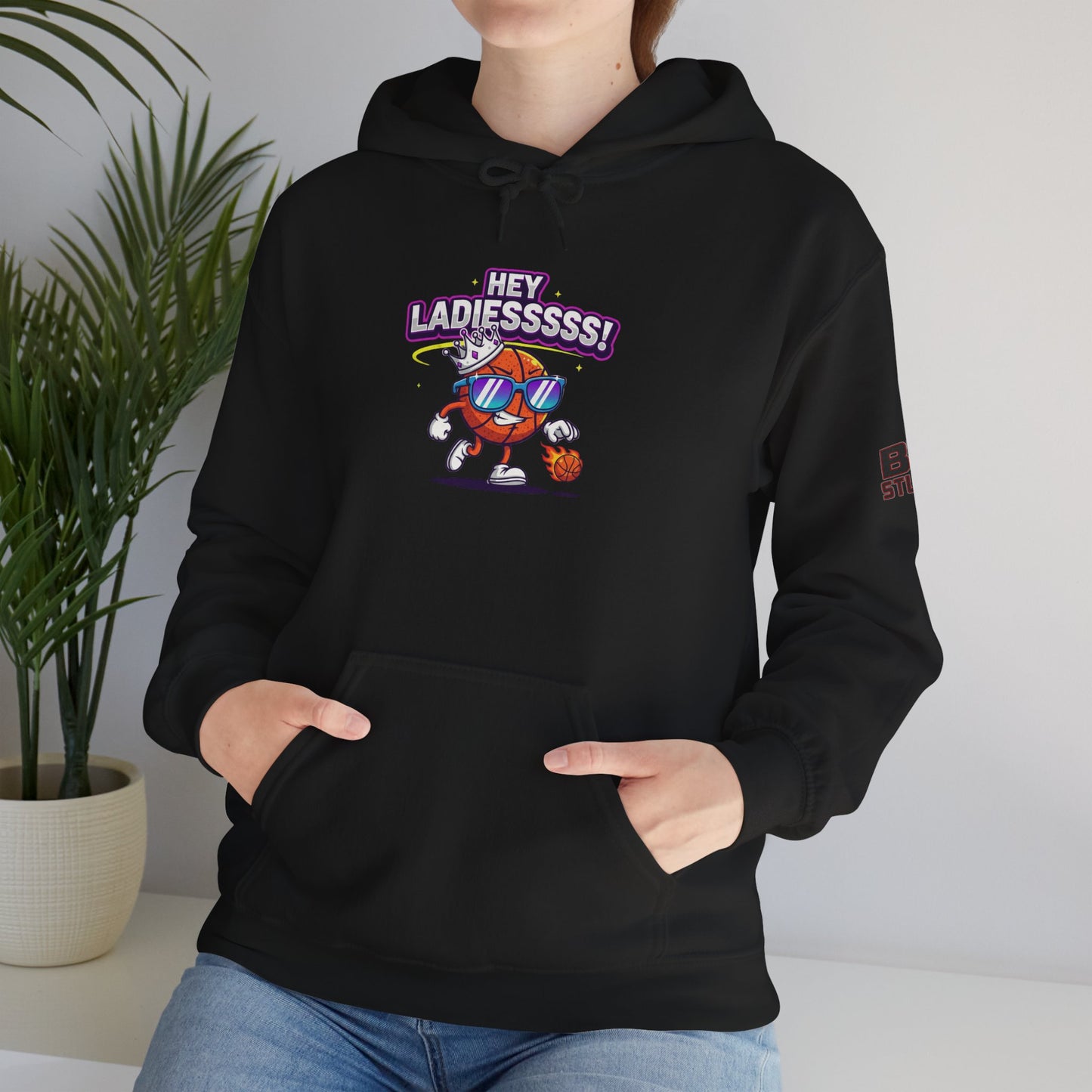Hey Ladies Crown Hoodie (Mult Colors)