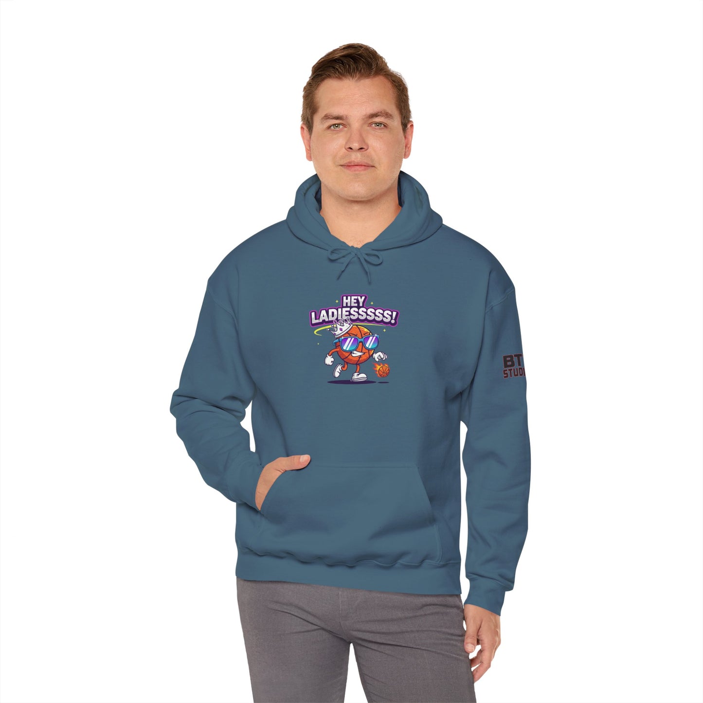 Hey Ladies Crown Hoodie (Mult Colors)