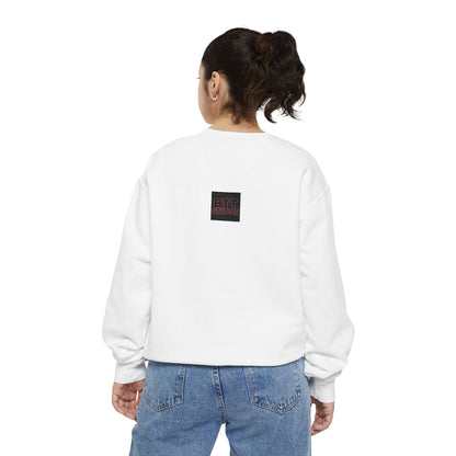Chic Unisex Garment-Dyed Sweatshirt, Cozy Fall Fashion, Gift for Him/Her, Customizable Apparel, College Spirit Wear, Casual Streetwear