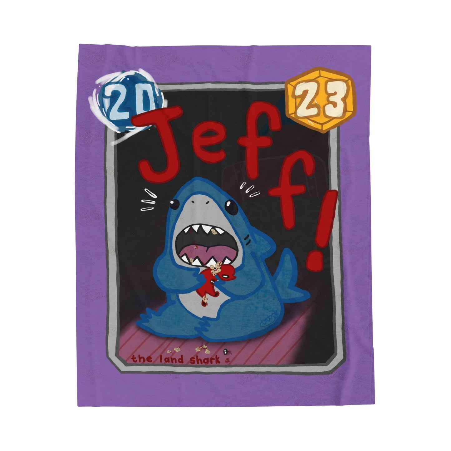 2023 Snapcon "Jeff Closet Variant" Marvel Snap Velveteen Plush Blanket