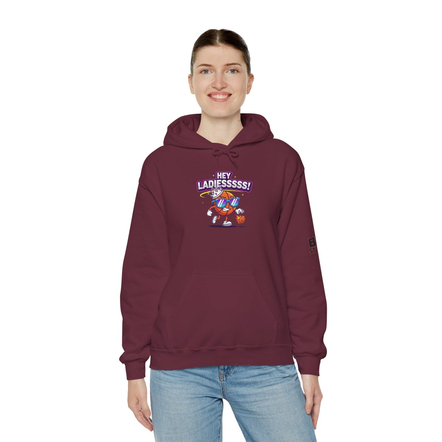 Hey Ladies Crown Hoodie (Mult Colors)