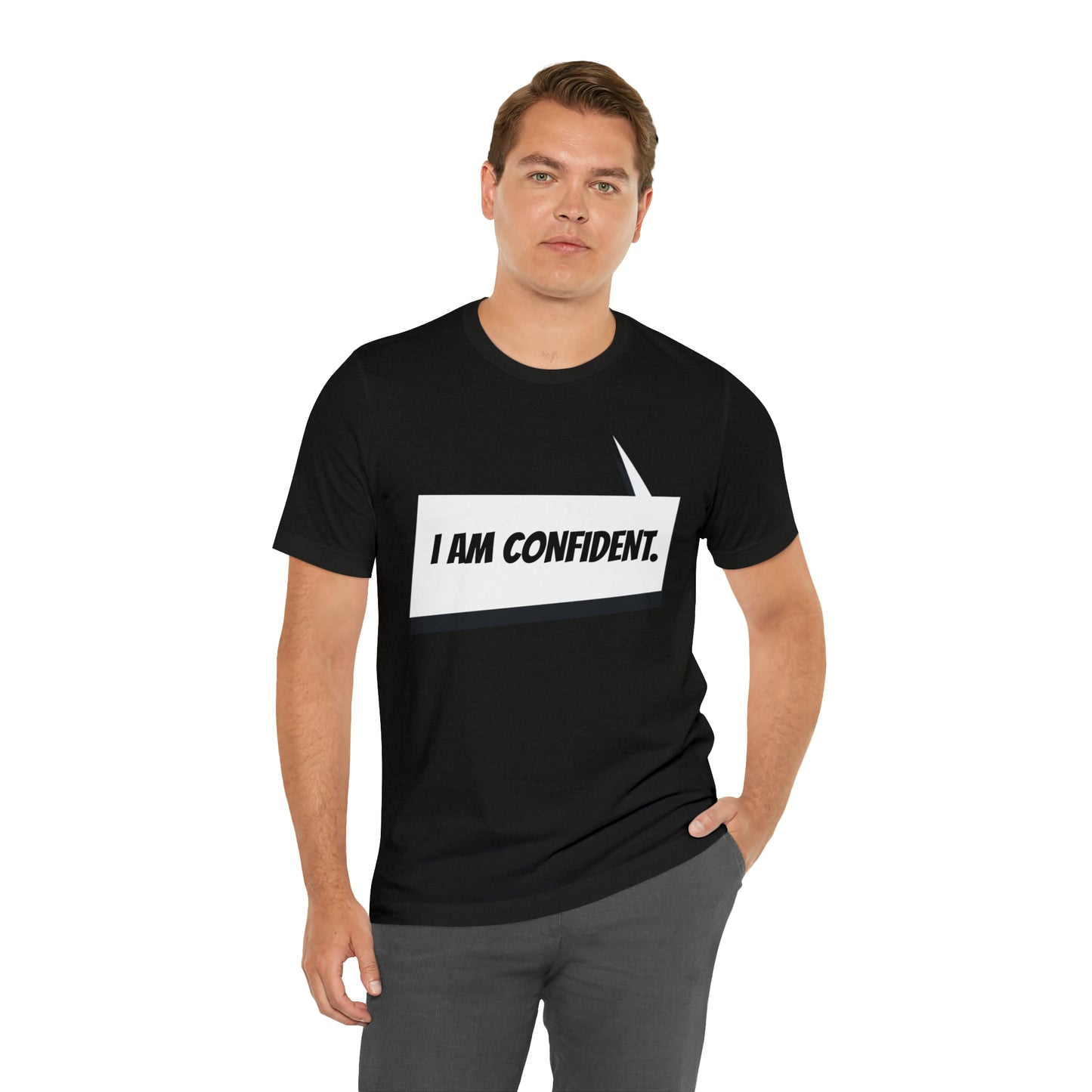 "I am confident" Marvel Snap Unisex Jersey Short Sleeve Tee