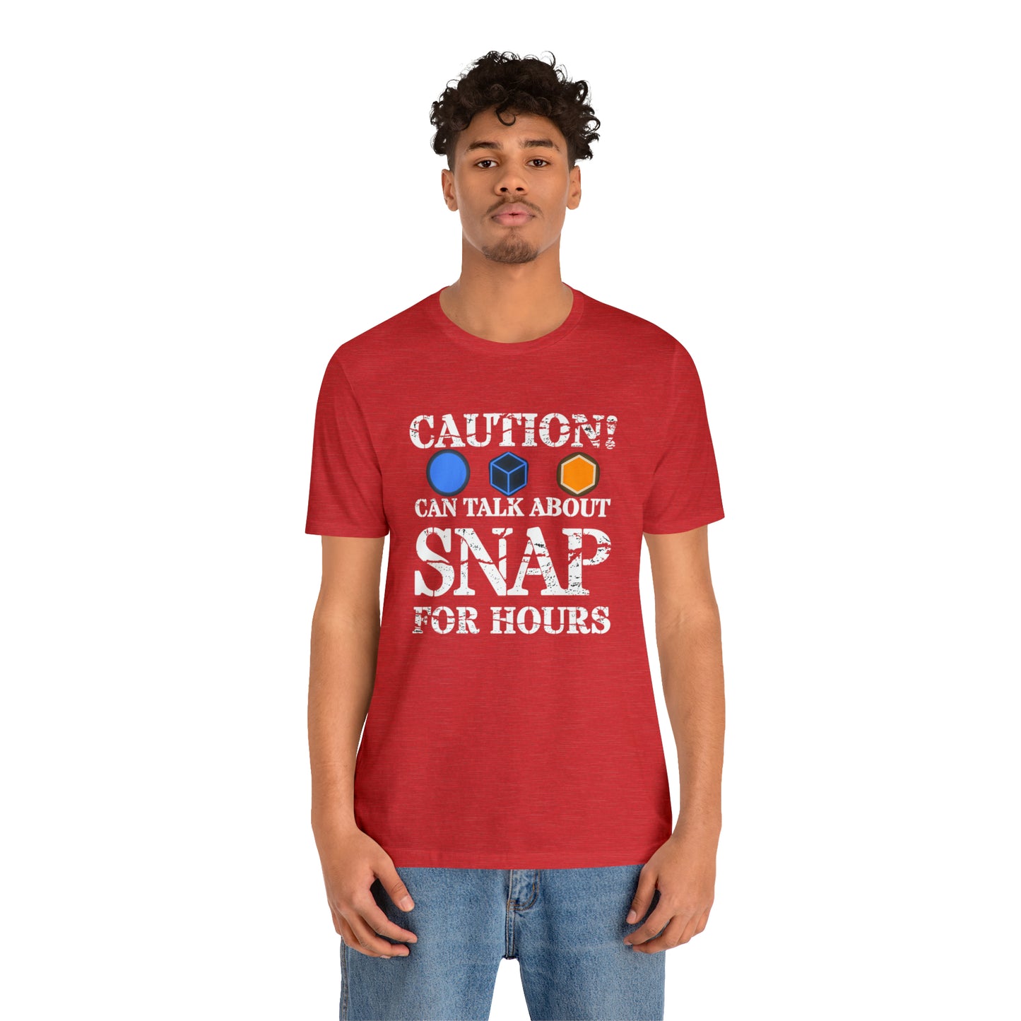 "Caution Can Snap All Day" Unisex Jersey Short Sleeve Tee