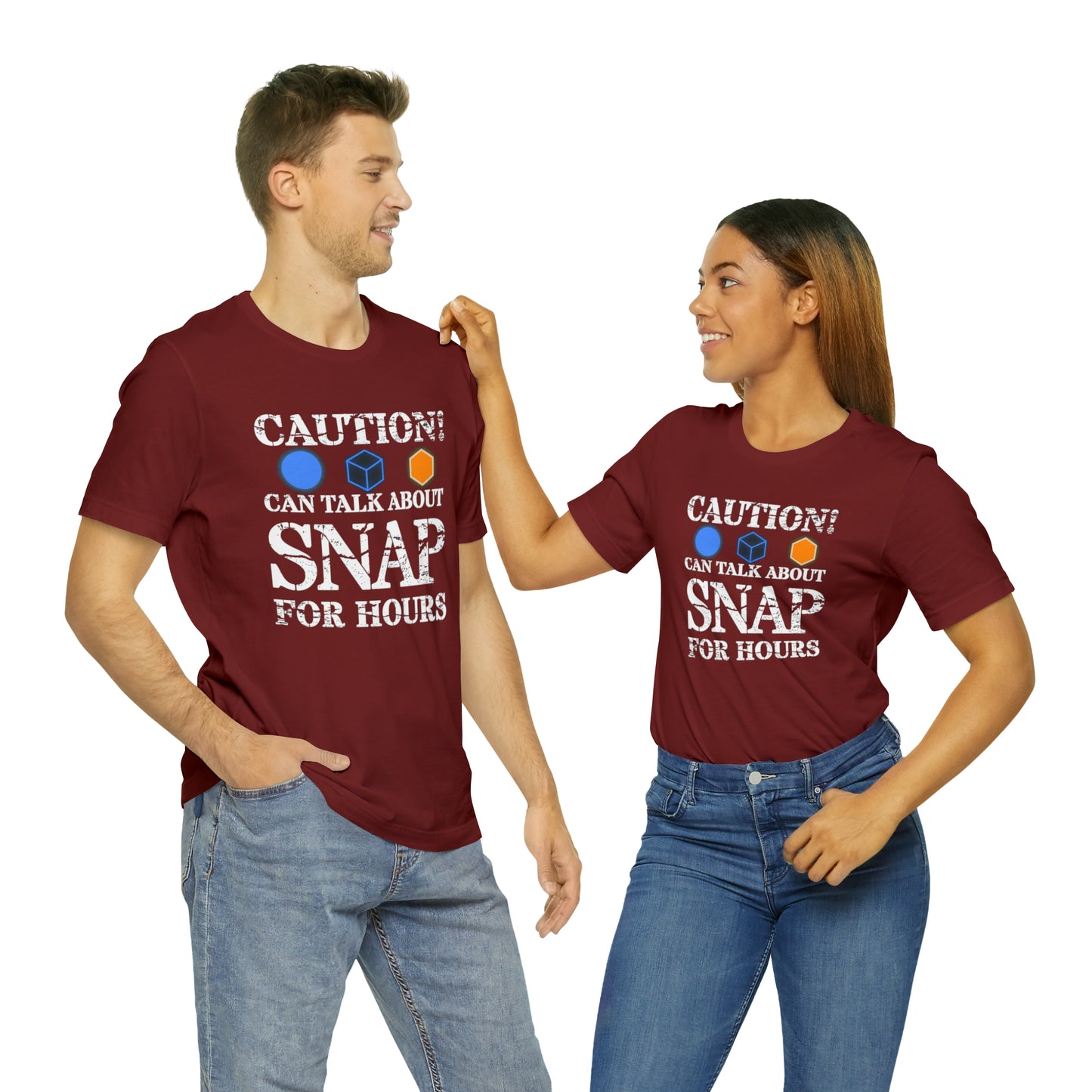 "Caution Can Snap All Day" Unisex Jersey Short Sleeve Tee