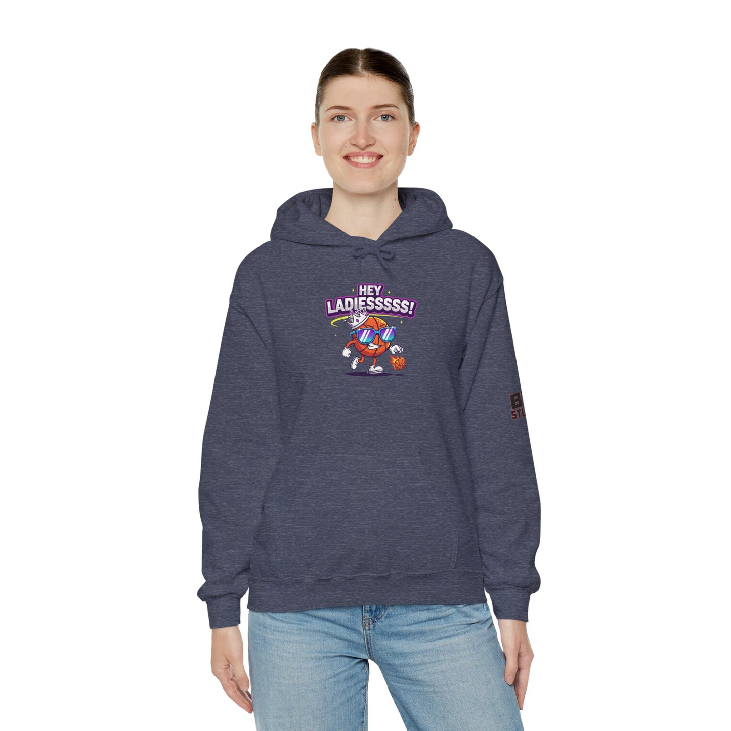 Hey Ladies Crown Hoodie (Mult Colors)