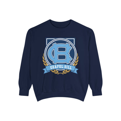 Chic Unisex Garment-Dyed Sweatshirt, Cozy Fall Fashion, Gift for Him/Her, Customizable Apparel, College Spirit Wear, Casual Streetwear