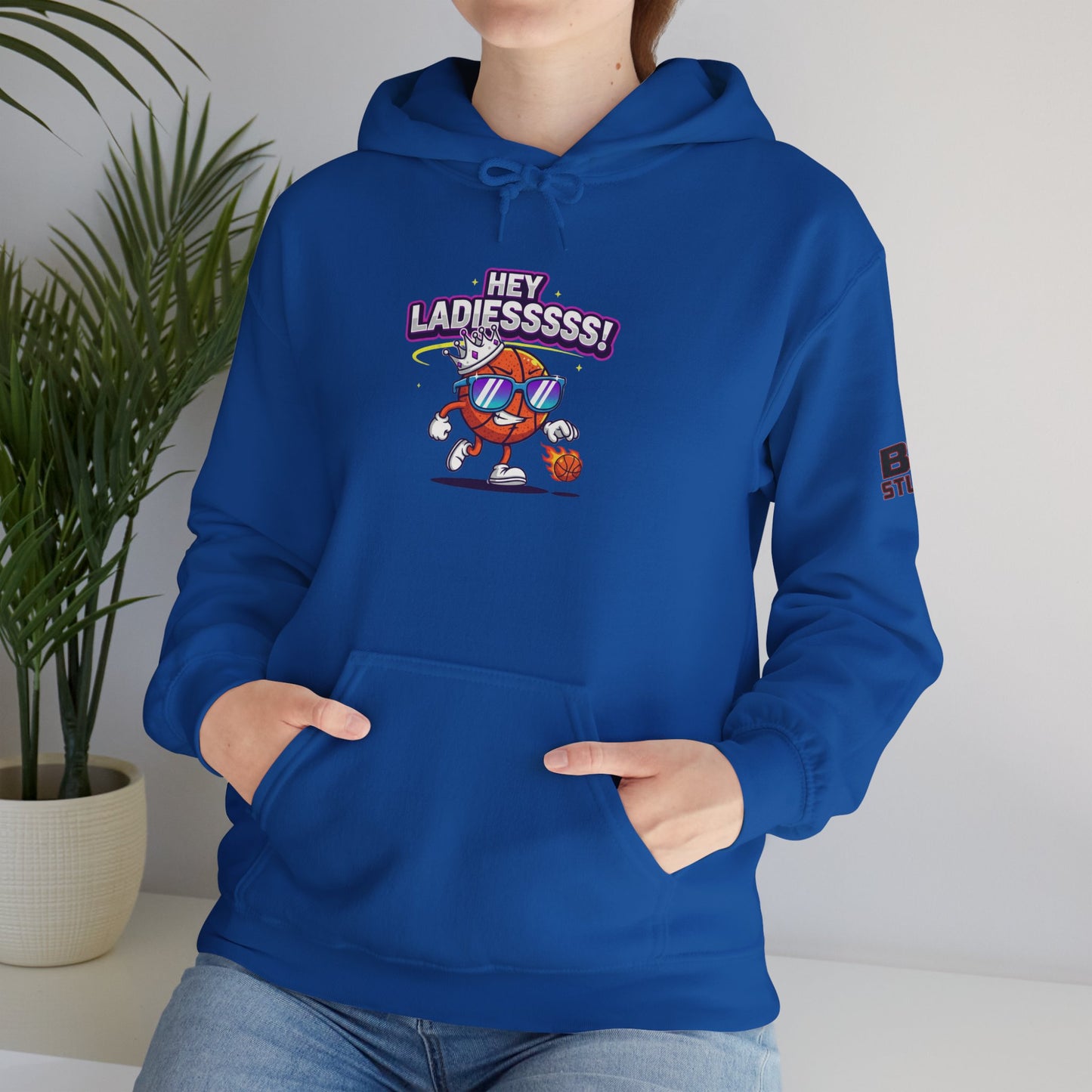 Hey Ladies Crown Hoodie (Mult Colors)
