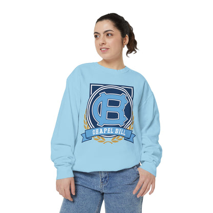 Chic Unisex Garment-Dyed Sweatshirt, Cozy Fall Fashion, Gift for Him/Her, Customizable Apparel, College Spirit Wear, Casual Streetwear
