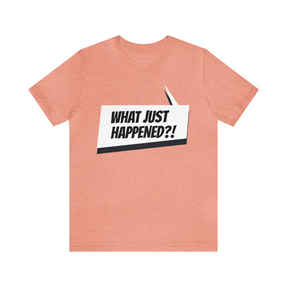 "what just happened?" Marvel Snap Unisex Jersey Short Sleeve Tee