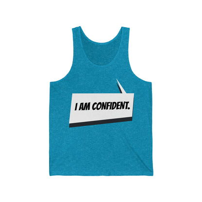 "I am Confident" Marvel Snap Unisex Jersey Tank