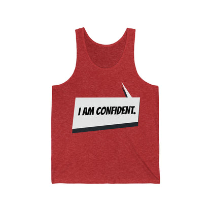 "I am Confident" Marvel Snap Unisex Jersey Tank