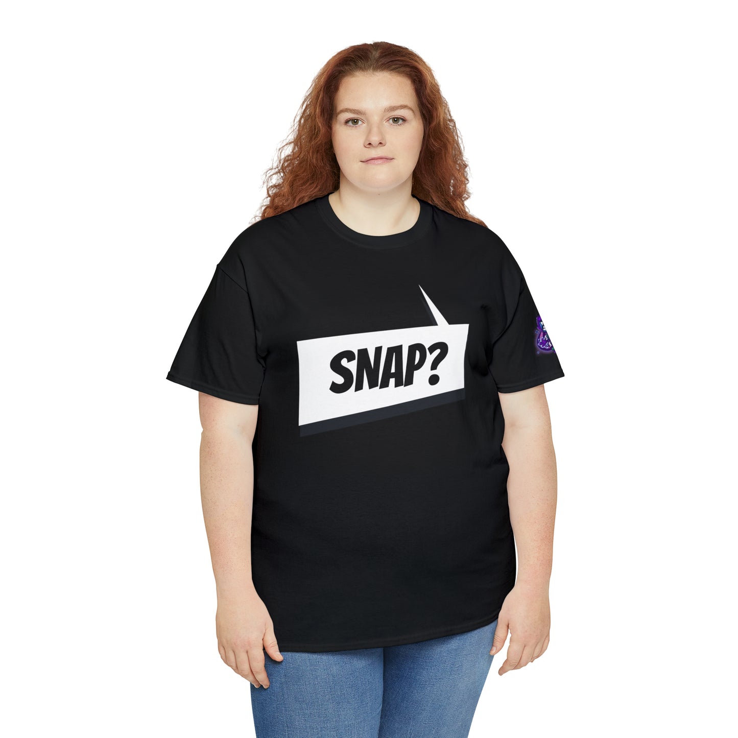 "Snap?" Marvel Snap inspired Unisex Heavy Cotton Tee