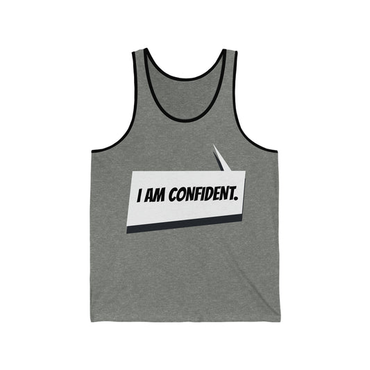 "I am Confident" Marvel Snap Unisex Jersey Tank