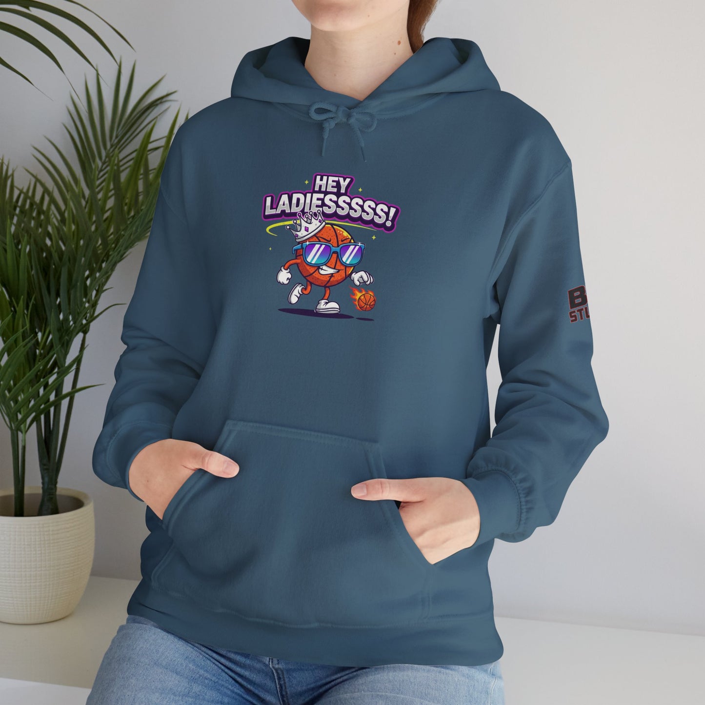 Hey Ladies Crown Hoodie (Mult Colors)