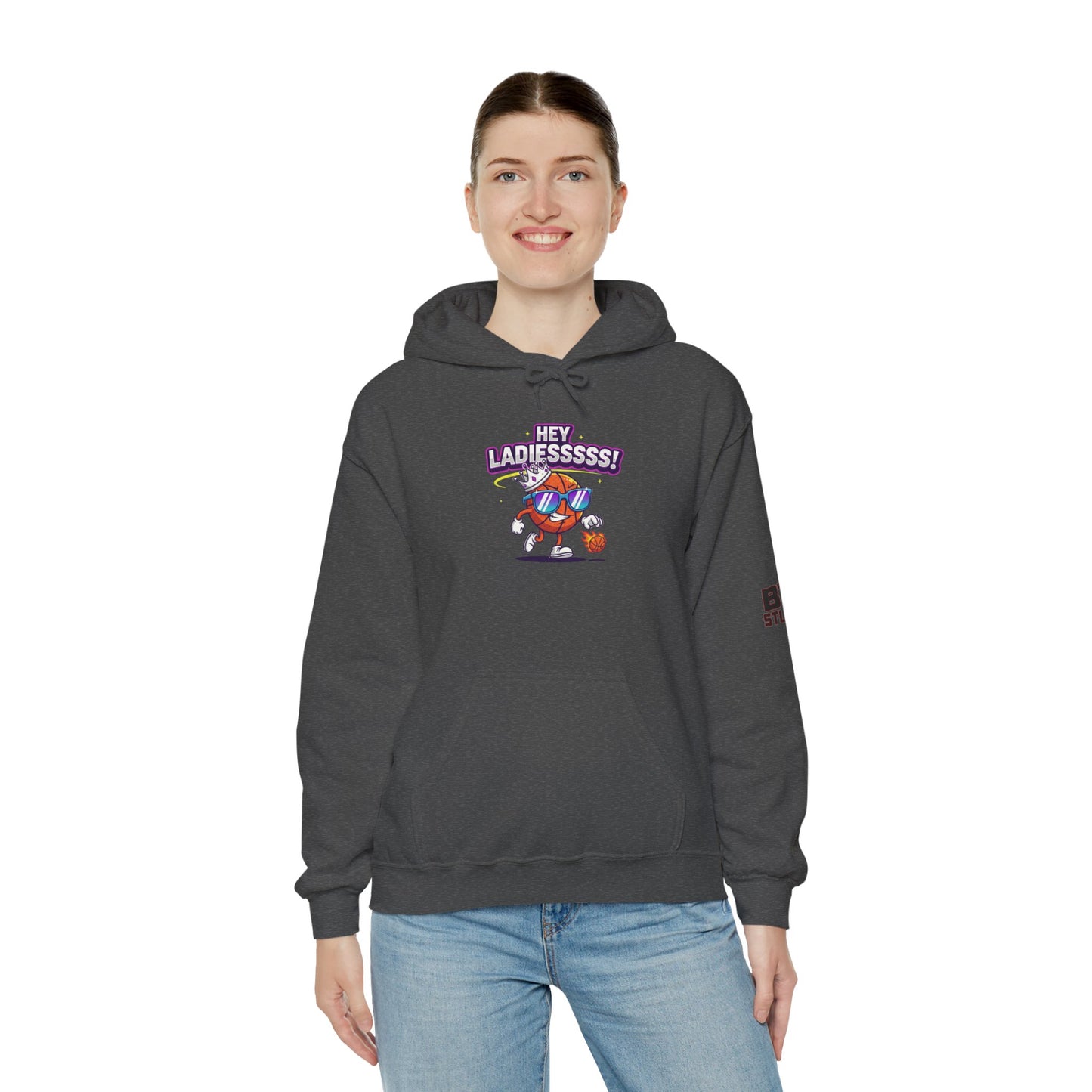 Hey Ladies Crown Hoodie (Mult Colors)