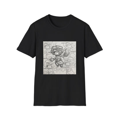 Glitch Kang — Variant Armor Tee (Pencil Sketch)