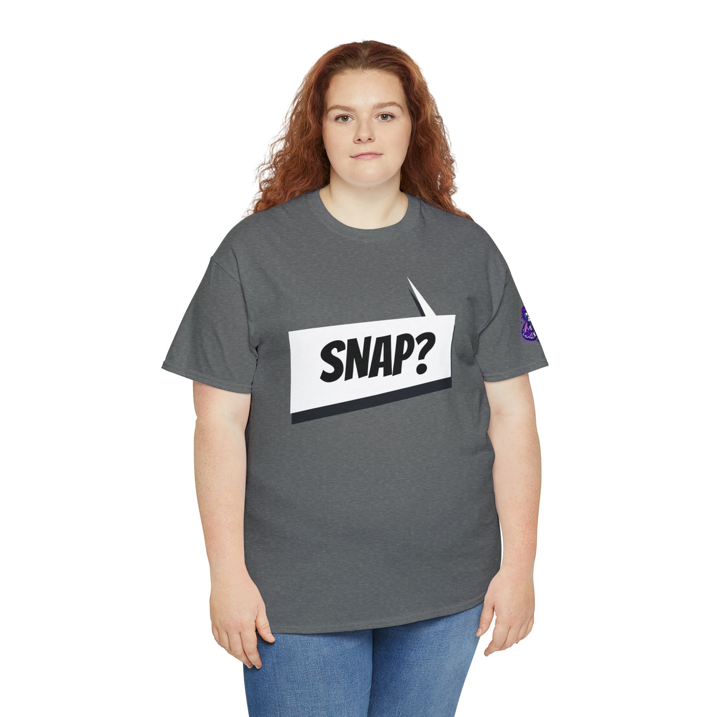 "Snap?" Marvel Snap inspired Unisex Heavy Cotton Tee