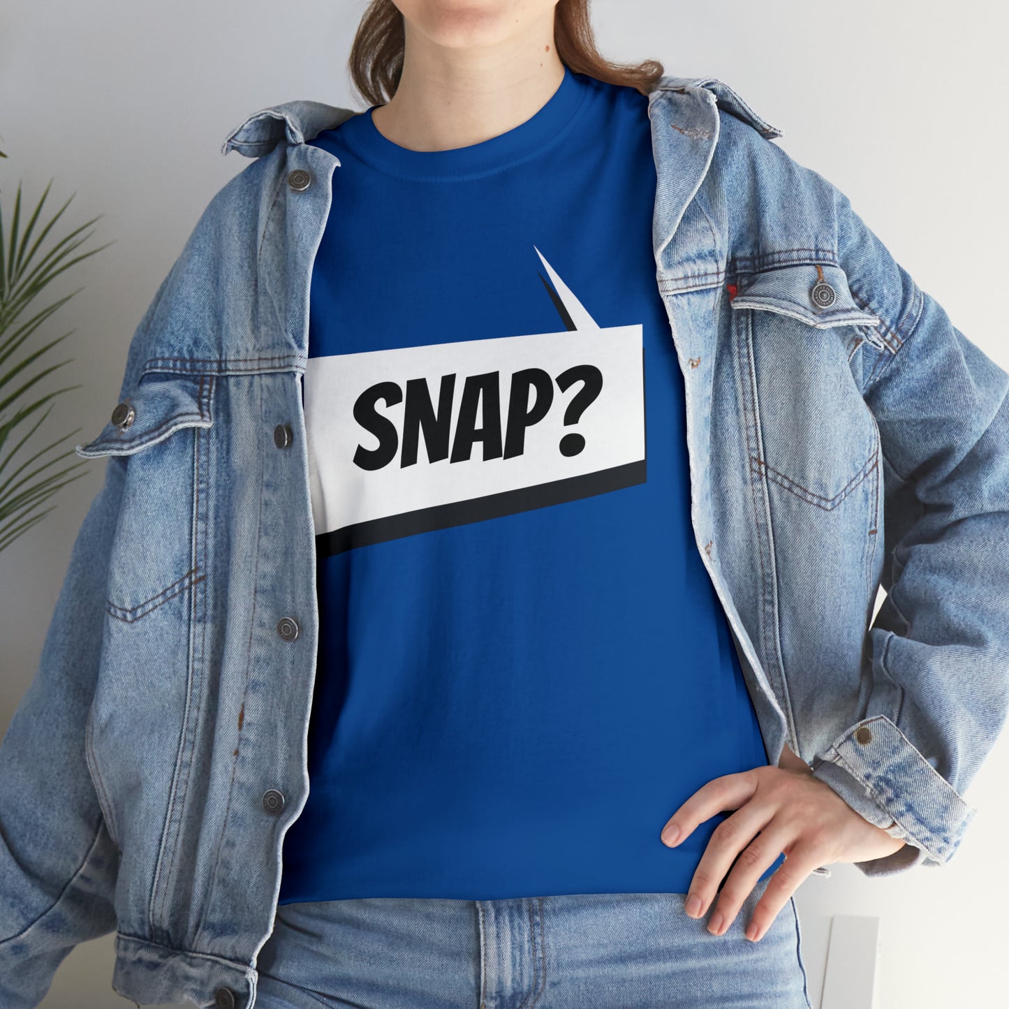 "Snap?" Marvel Snap inspired Unisex Heavy Cotton Tee