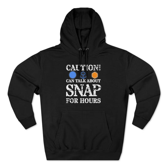 "Caution Can Snap All Day" Marvel Snap Unisex Premium Pullover Hoodie