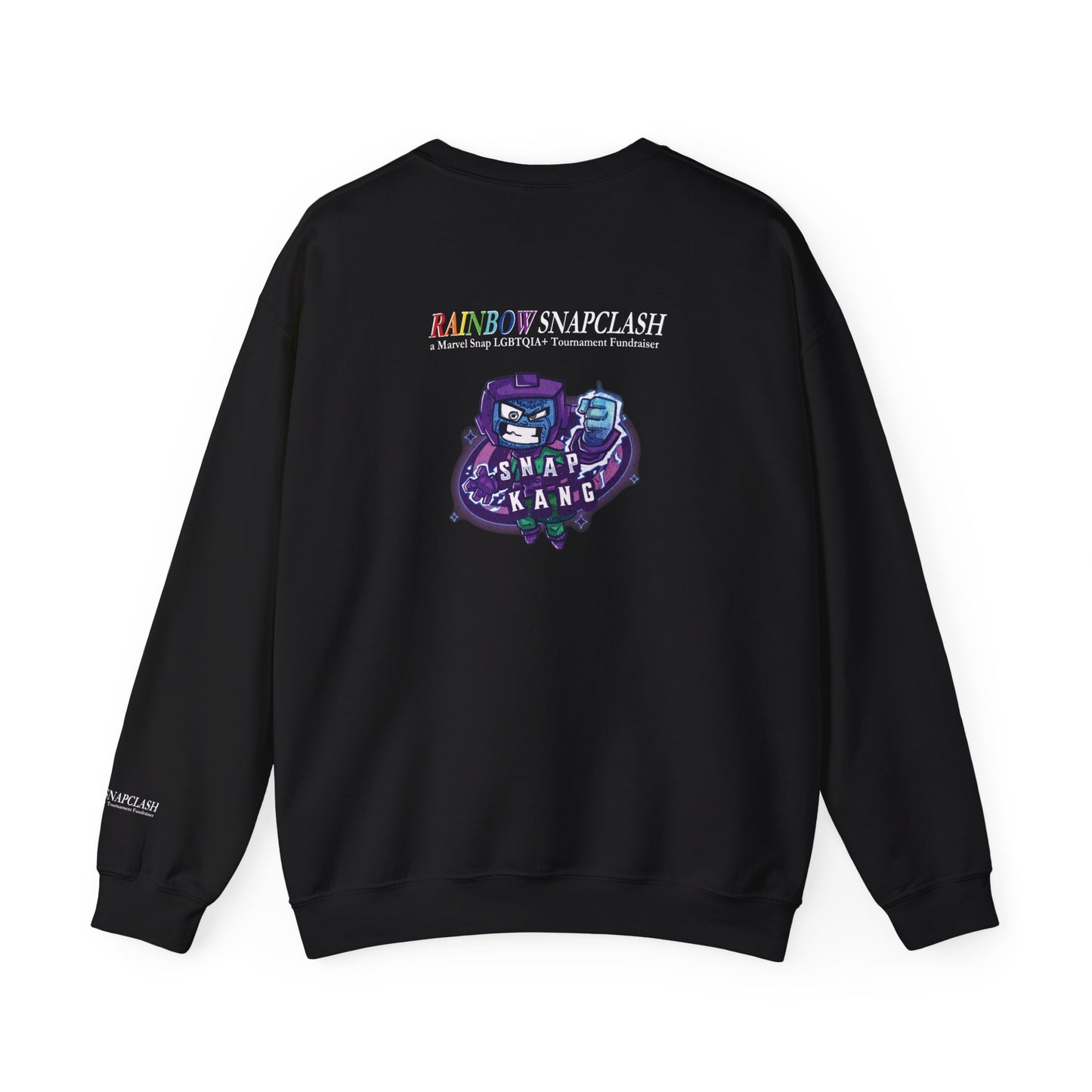 snap kang x spooky dinosaur "Yup, he's a loki" variant marvel snap inspired Crewneck Sweatshirt