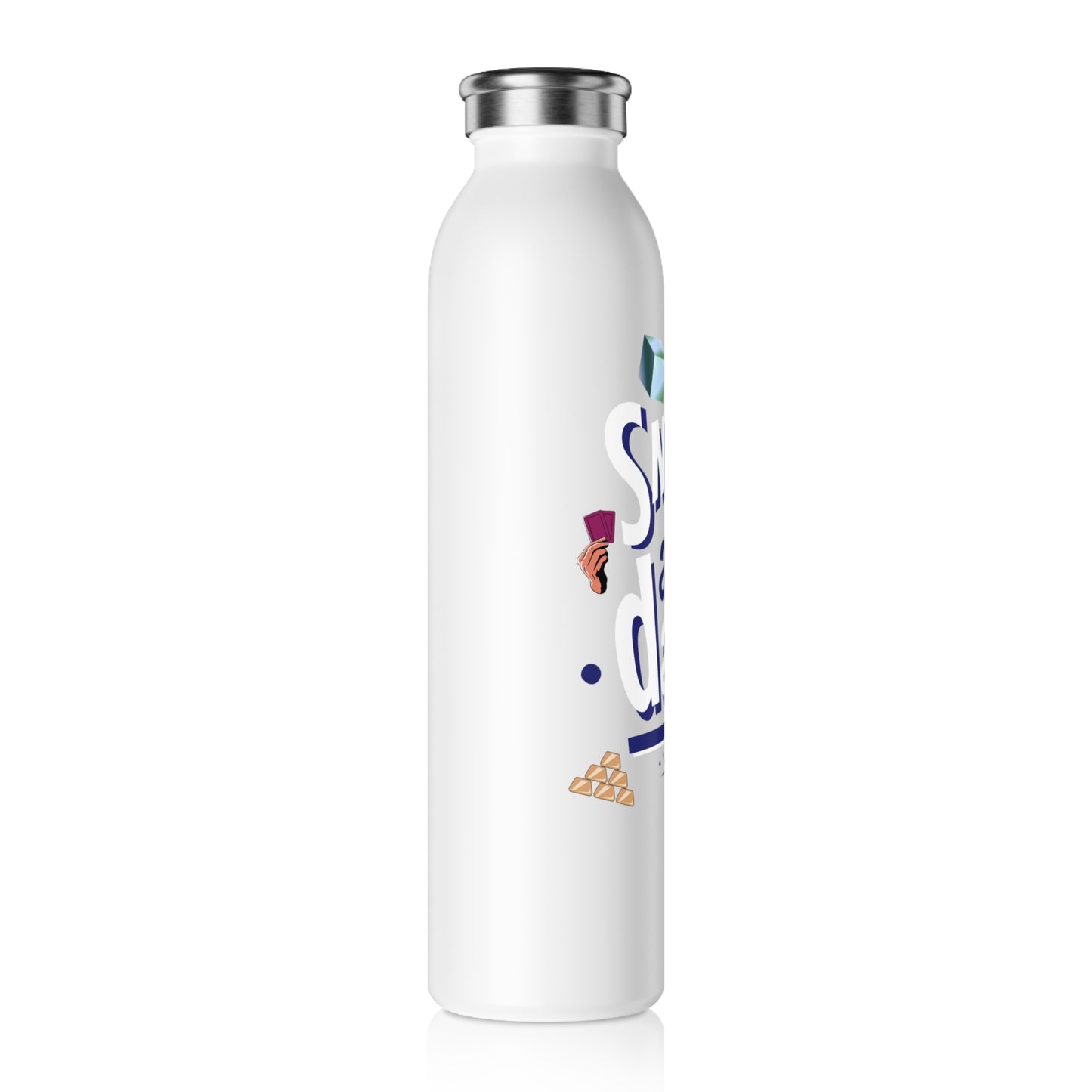 "Snap All Day" Marvel Snap Slim Water Bottle