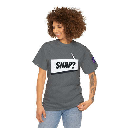 "Snap?" Marvel Snap inspired Unisex Heavy Cotton Tee