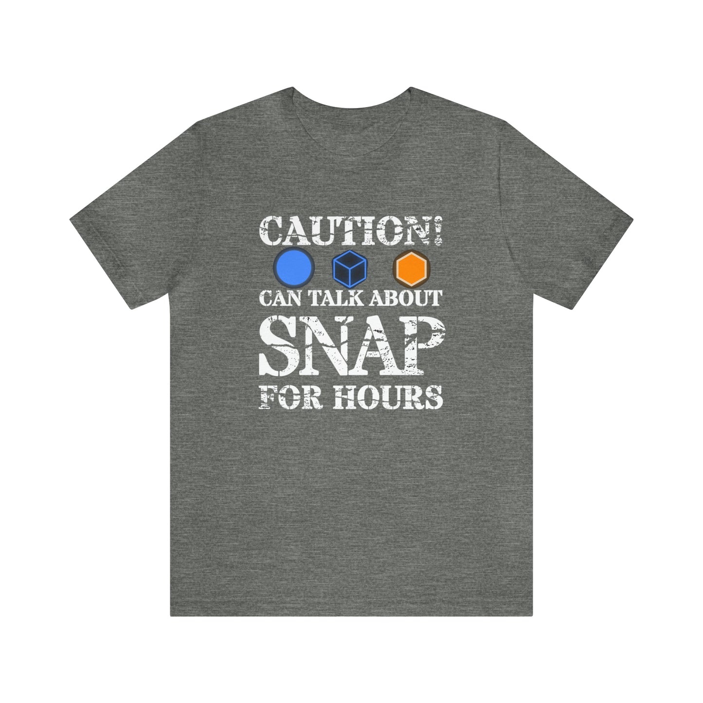 "Caution Can Snap All Day" Unisex Jersey Short Sleeve Tee