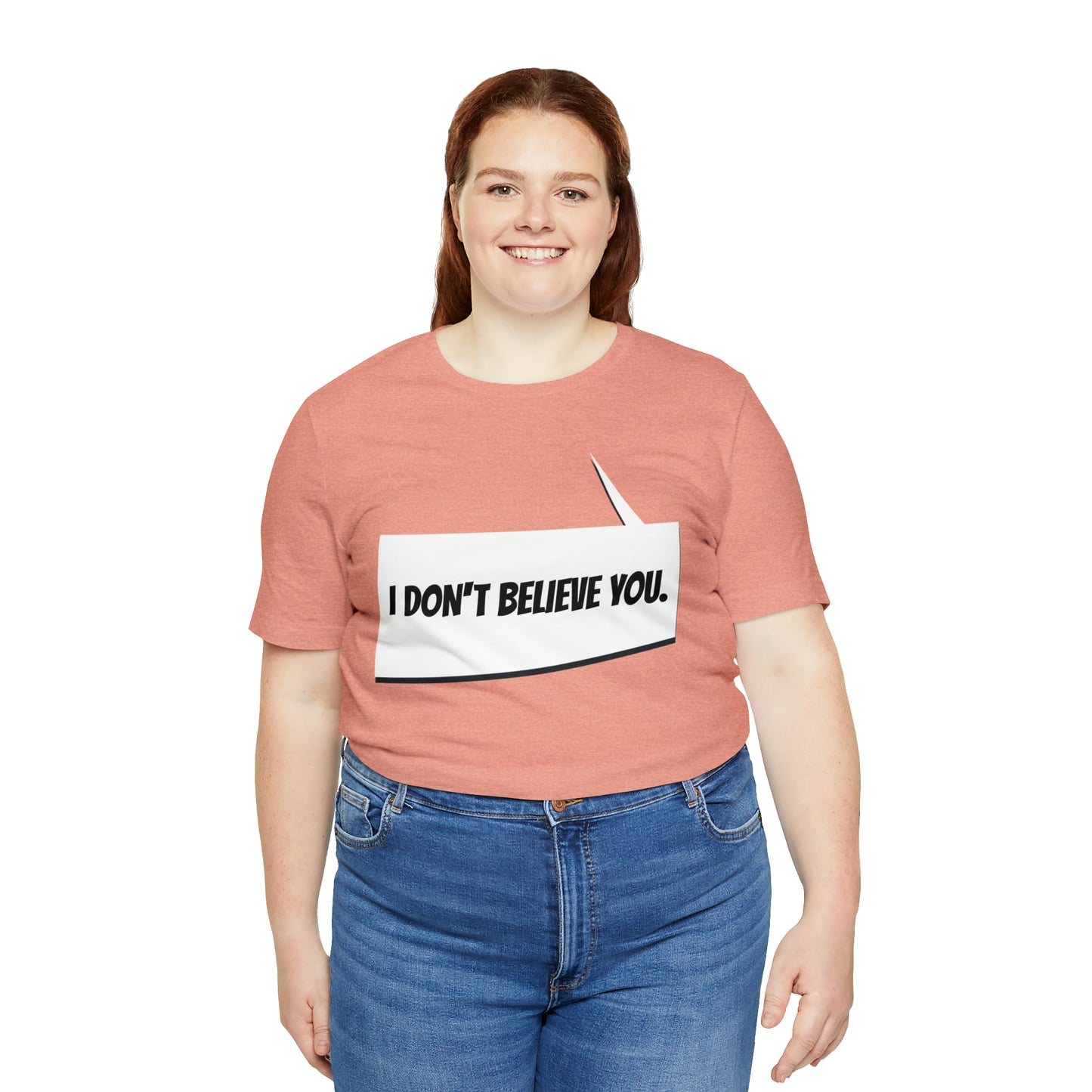 "i don't believe you" Marvel Snap Unisex Jersey Short Sleeve Tee