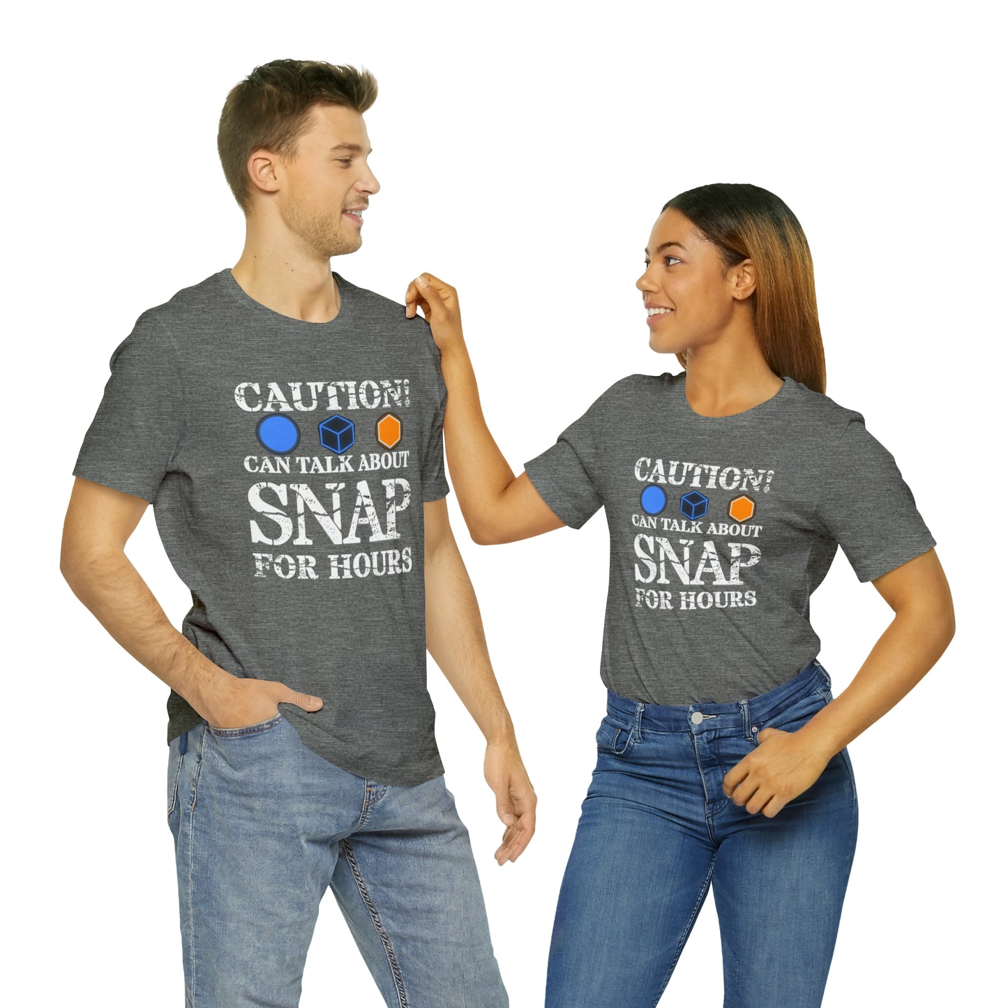 "Caution Can Snap All Day" Unisex Jersey Short Sleeve Tee