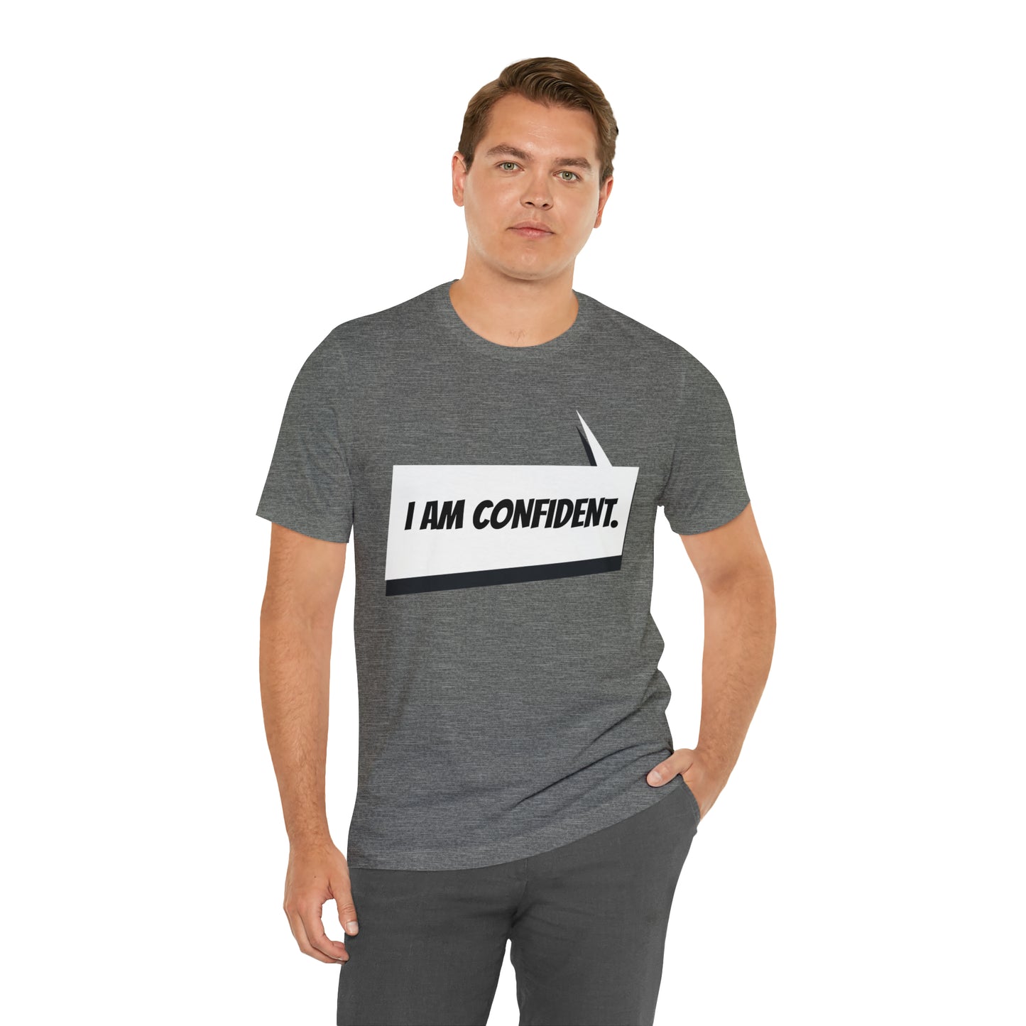 "I am confident" Marvel Snap Unisex Jersey Short Sleeve Tee