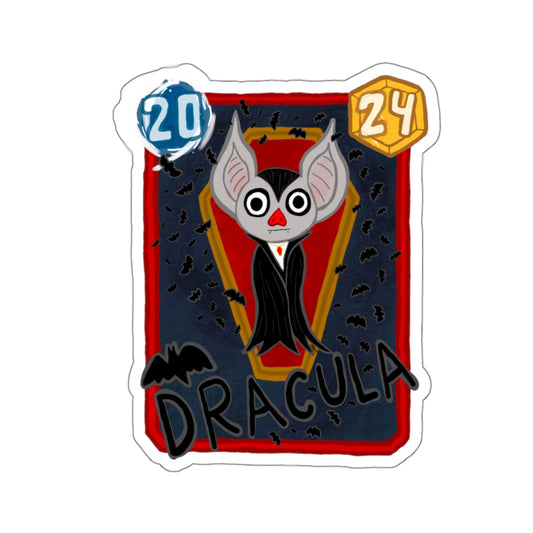 Snap Kang x Spooky Dino Marvel Snap inspired Dracula Card - Stickers