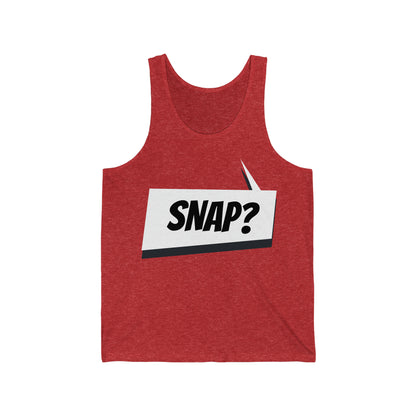 "Snap?" Marvel Snap Unisex Jersey Tank