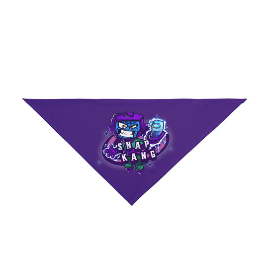 "Snap Kang Logo" Marvel Snap inspired Pet Bandana