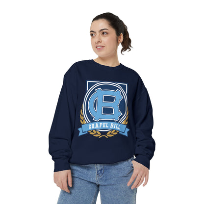 Chic Unisex Garment-Dyed Sweatshirt, Cozy Fall Fashion, Gift for Him/Her, Customizable Apparel, College Spirit Wear, Casual Streetwear