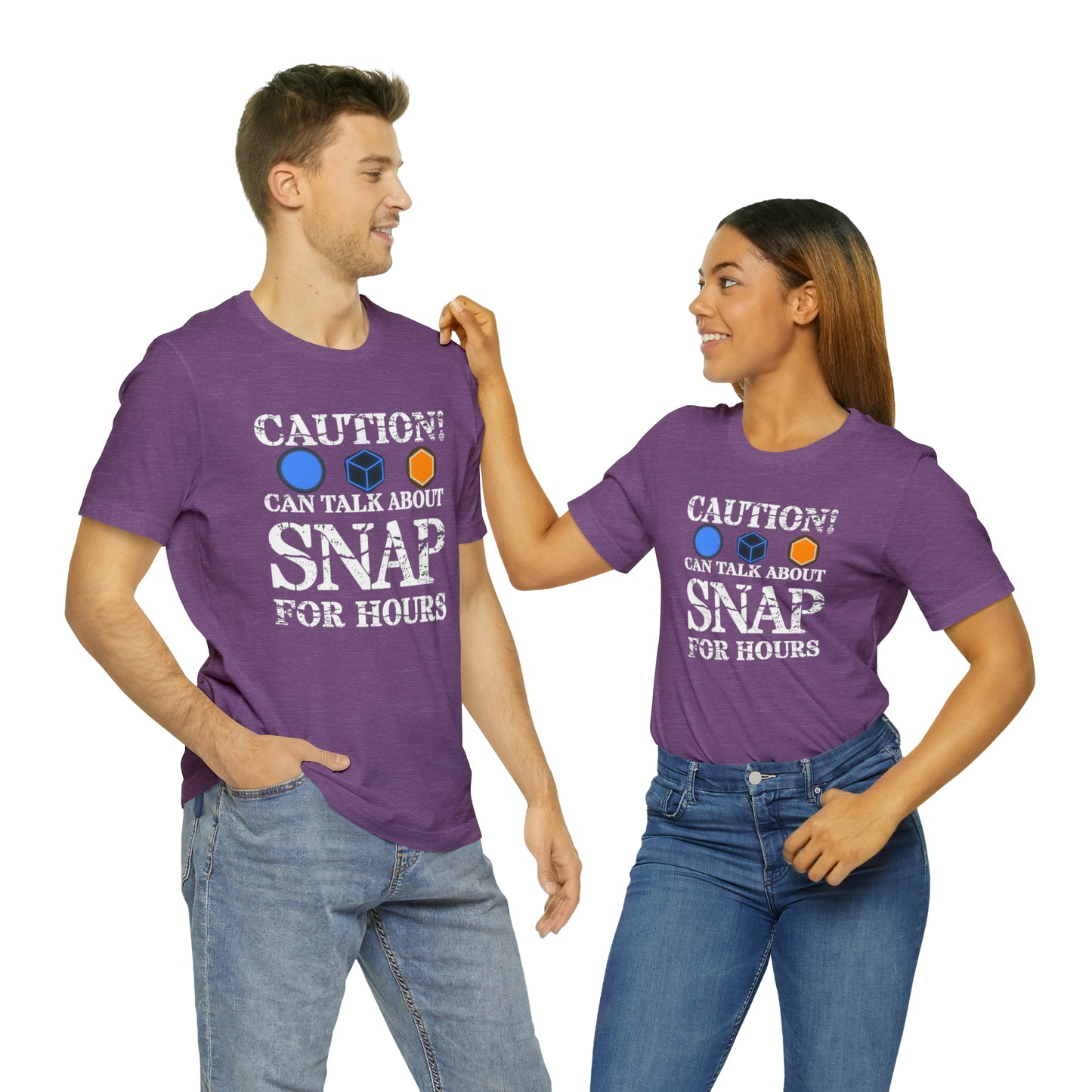 "Caution Can Snap All Day" Unisex Jersey Short Sleeve Tee