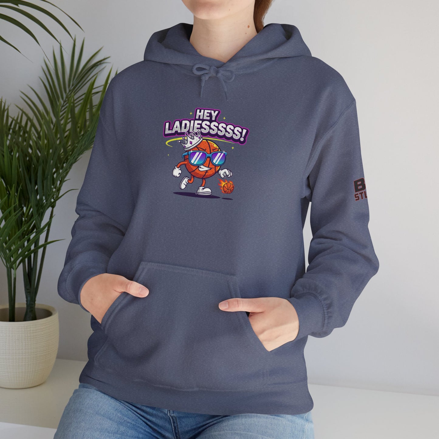 Hey Ladies Crown Hoodie (Mult Colors)