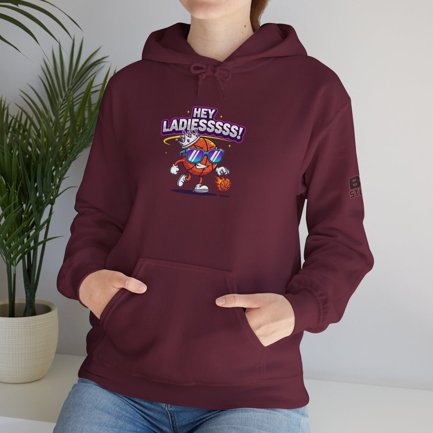 Hey Ladies Crown Hoodie (Mult Colors)