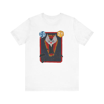 Snap Kang x Spooky Dino Marvel Snap inspired Dracula Card - Unisex Jersey Short Sleeve Tee