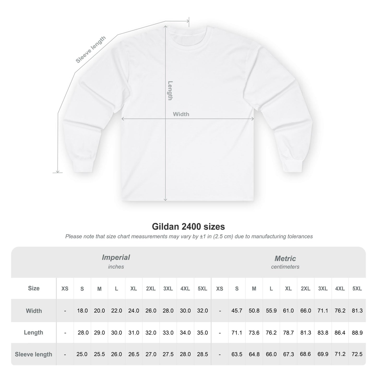 Chapel Bill Long Sleeve Tee (Mult Colors)