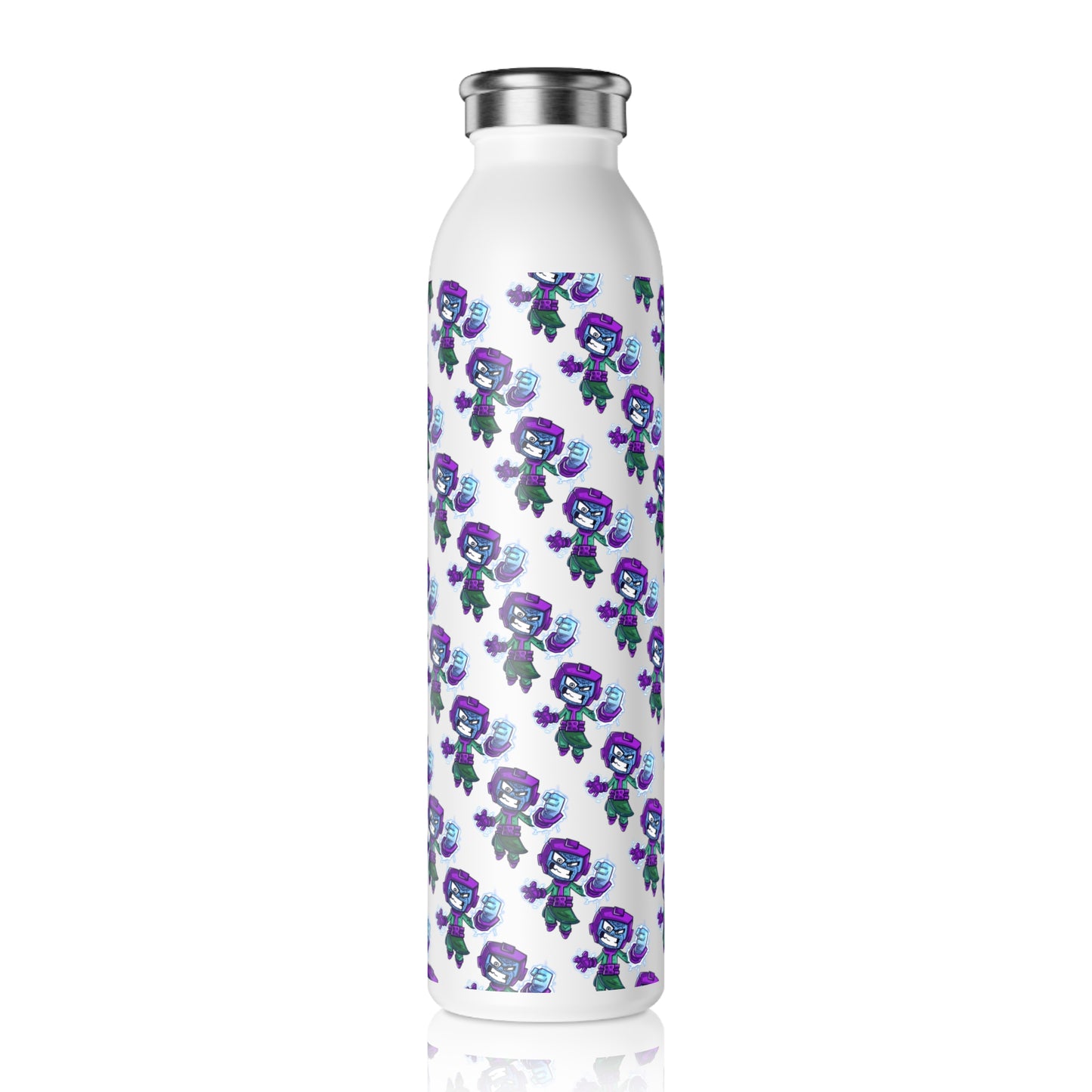 "snap kang" Marvel Snap All Over Print Slim Water Bottle