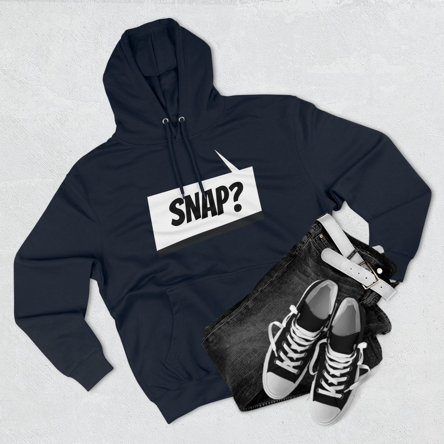 "Snap?" Marvel Snap Unisex Premium Pullover Hoodie