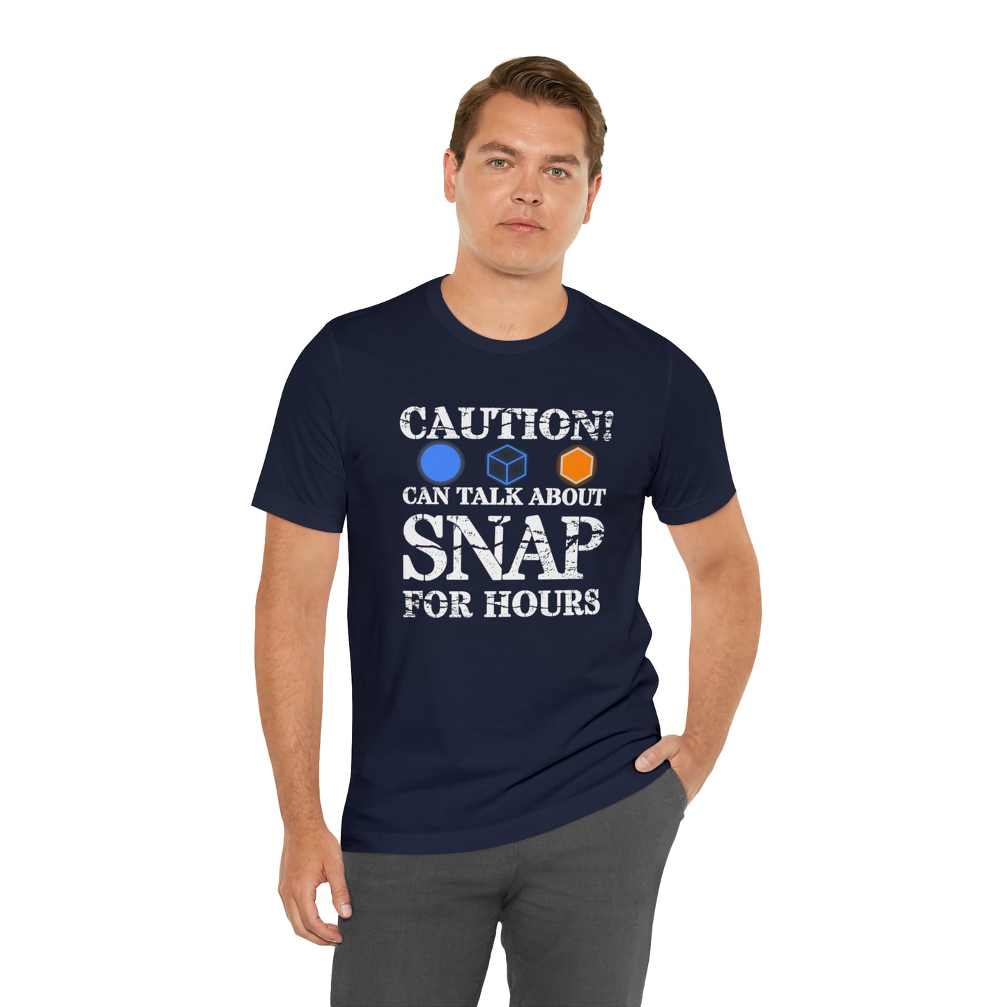 "Caution Can Snap All Day" Unisex Jersey Short Sleeve Tee