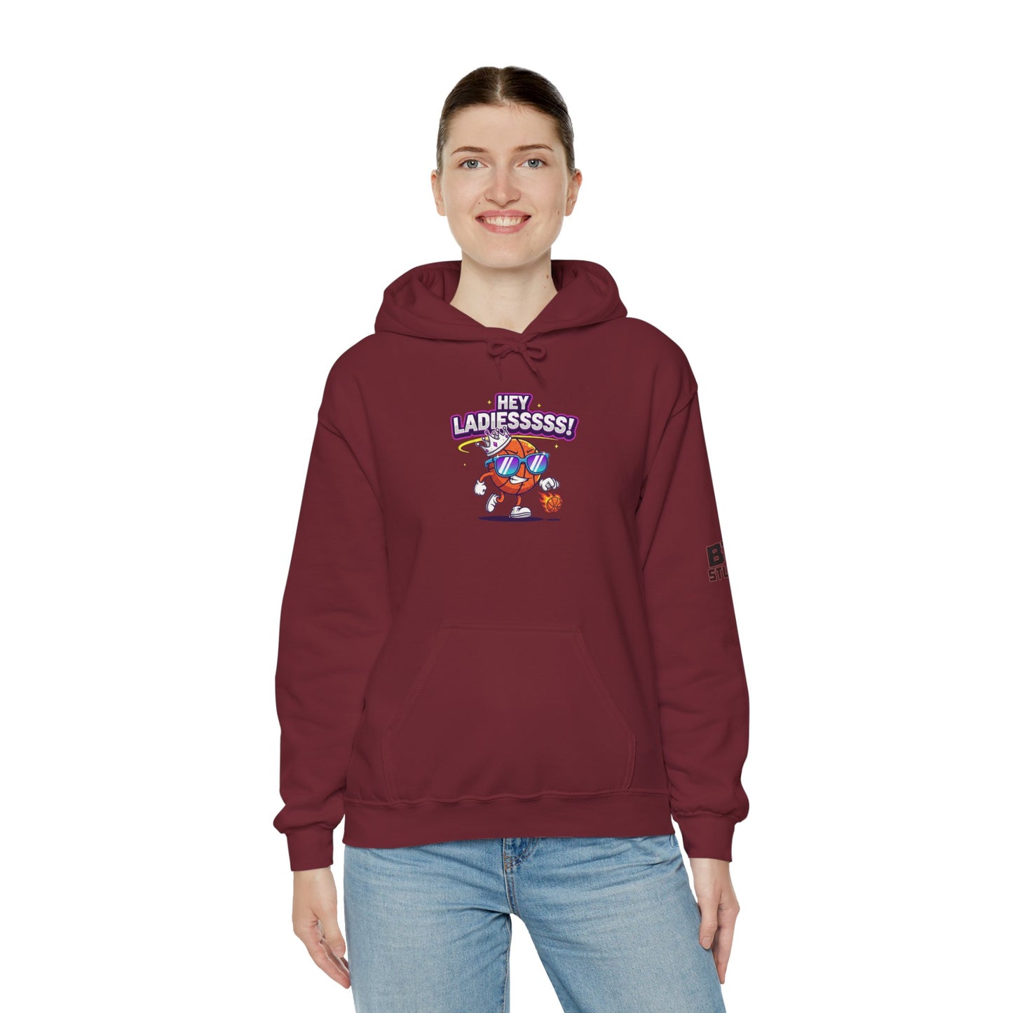 Hey Ladies Crown Hoodie (Mult Colors)