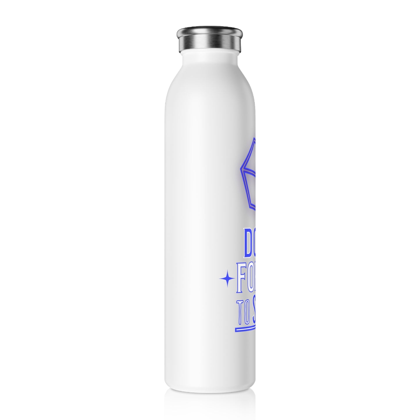"don't forget to snap" Marvel Snap Slim Water Bottle
