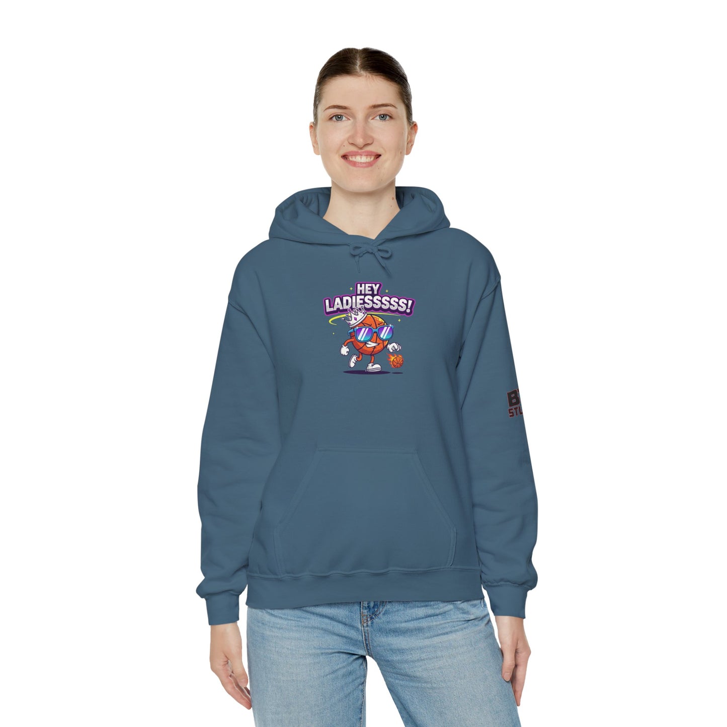 Hey Ladies Crown Hoodie (Mult Colors)