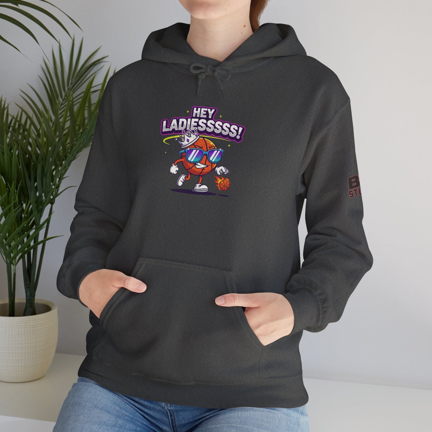 Hey Ladies Crown Hoodie (Mult Colors)