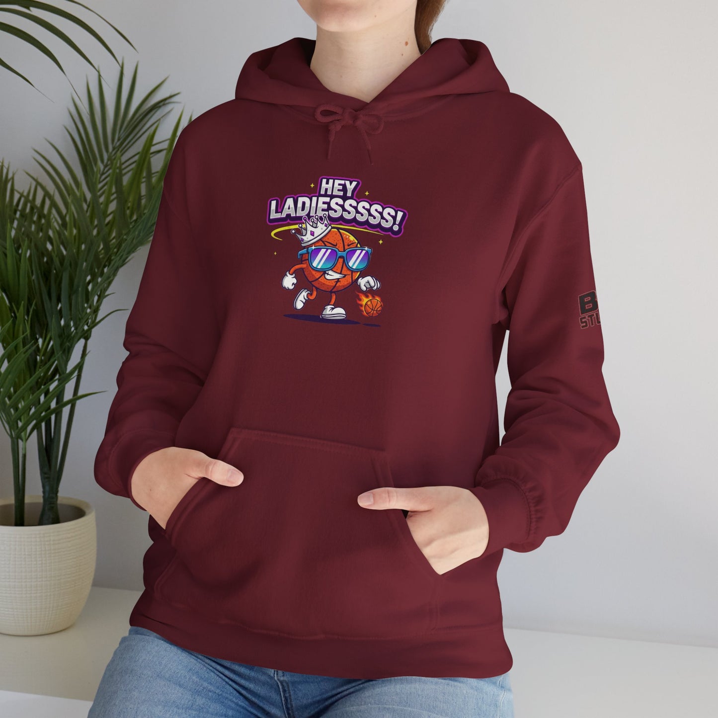 Hey Ladies Crown Hoodie (Mult Colors)