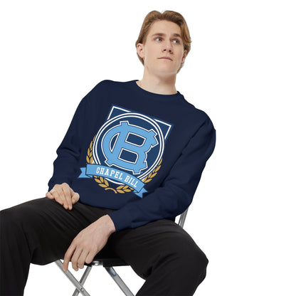Chic Unisex Garment-Dyed Sweatshirt, Cozy Fall Fashion, Gift for Him/Her, Customizable Apparel, College Spirit Wear, Casual Streetwear